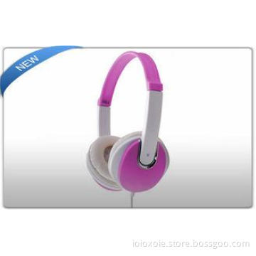 OEM 3.5mm Tangle Free Wired Stereo Headphone Headsets with